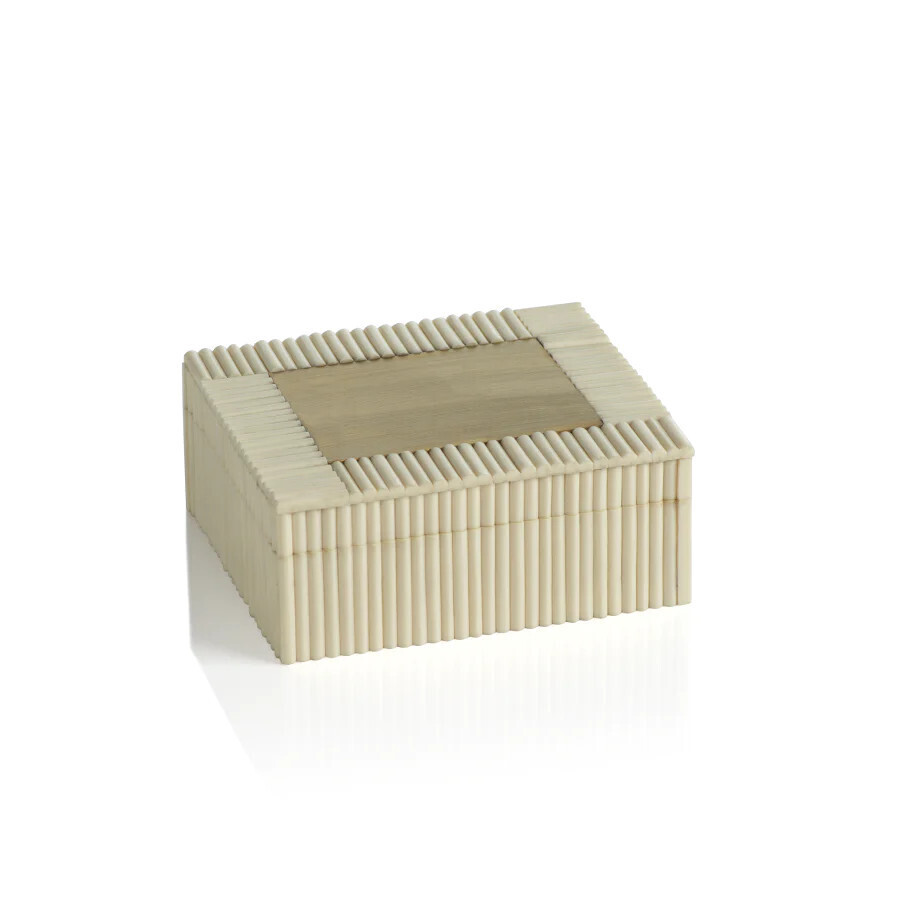 White Bone Chips &amp; Brass Box