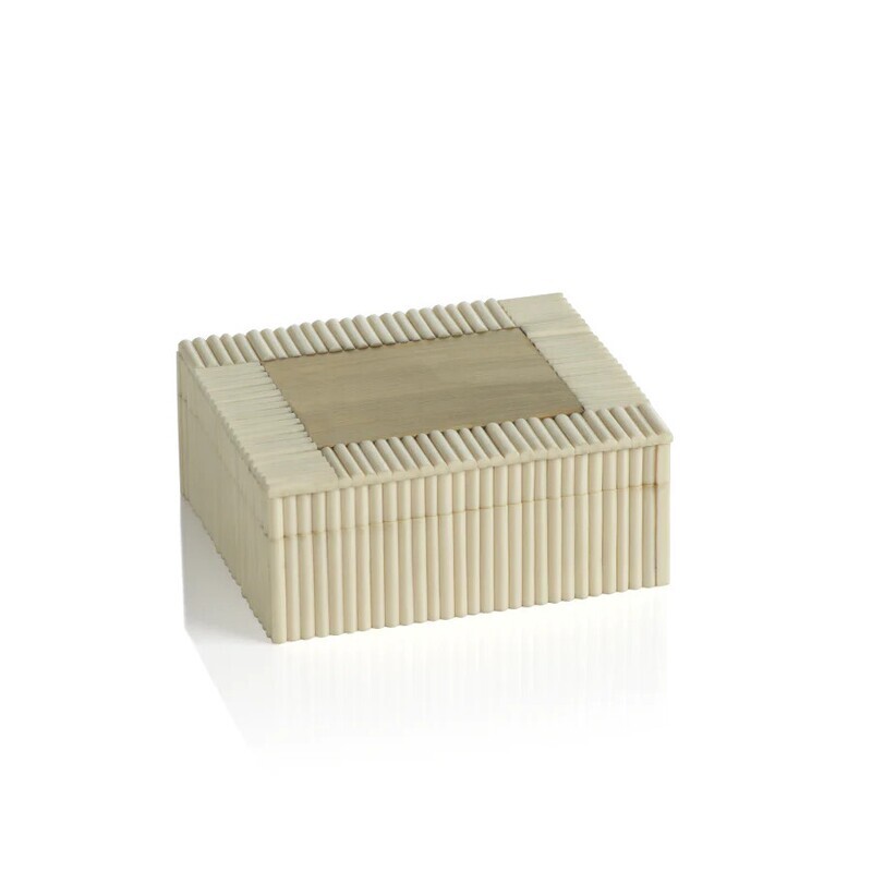 White Bone Chips &amp; Brass Box