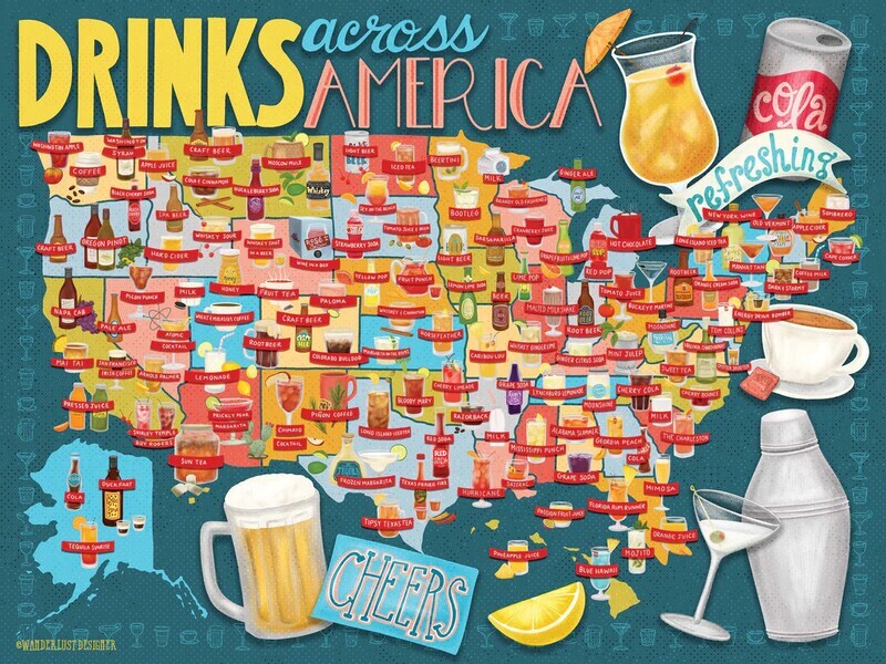 Drinks Across America Puzzle