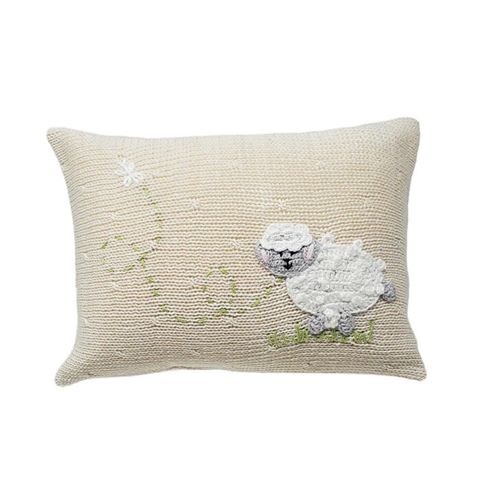 Mini sheep pillow, ECRU