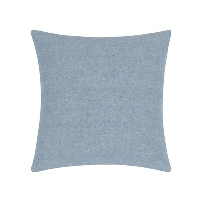 Herringbone Pillow- Blue Denim