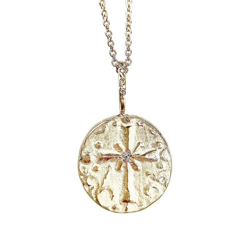 Necklace- 14k Byzantine Cross