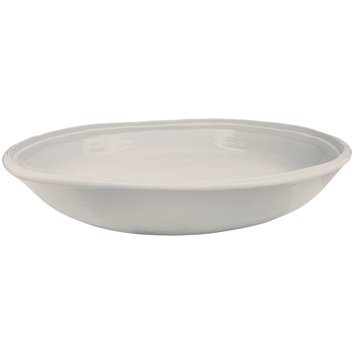 Double Line Pasta Bowl Stone 