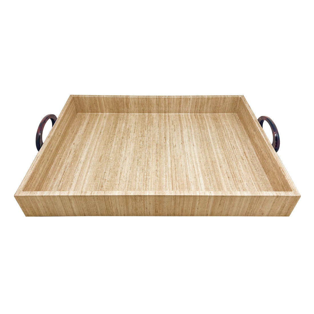 Mallorca Tortoise Handled Lg Tray