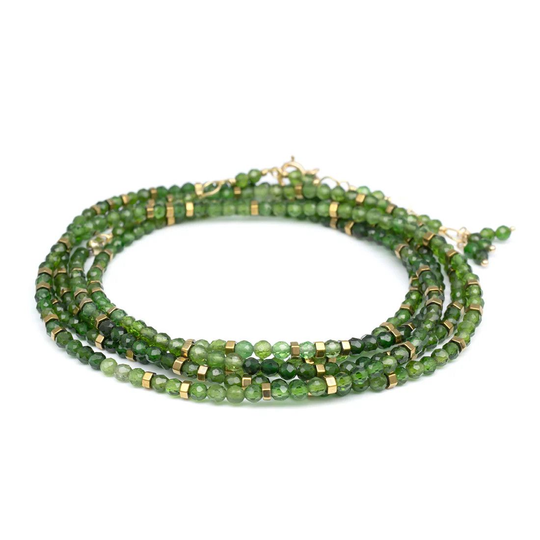 Wrap-  Green Tourmaline Confetti