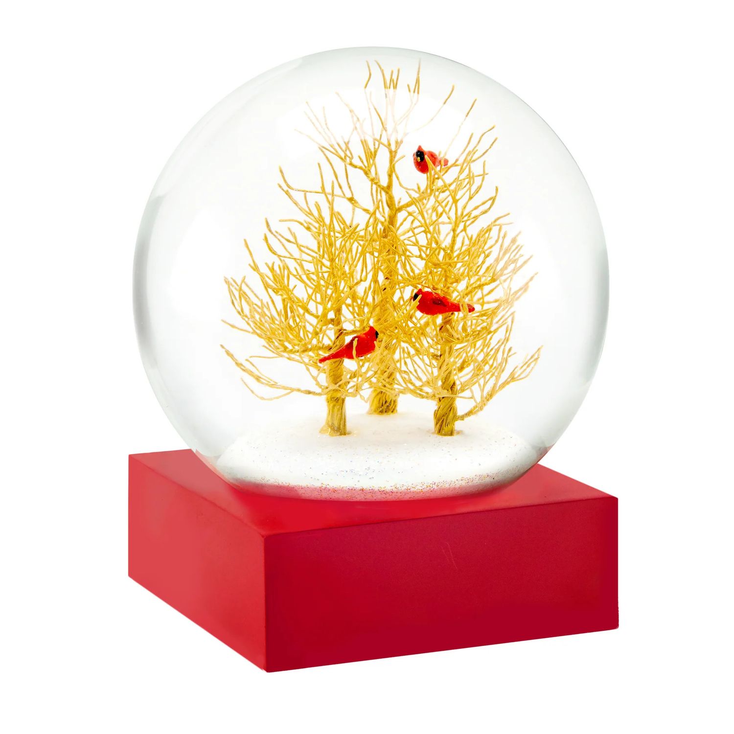 Snow Globe-, Pattern: golden Boughs