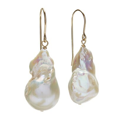 Earring- Baroque Pearl on wire
