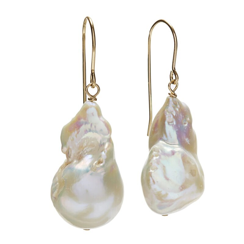 Earring- Baroque Pearl on wire