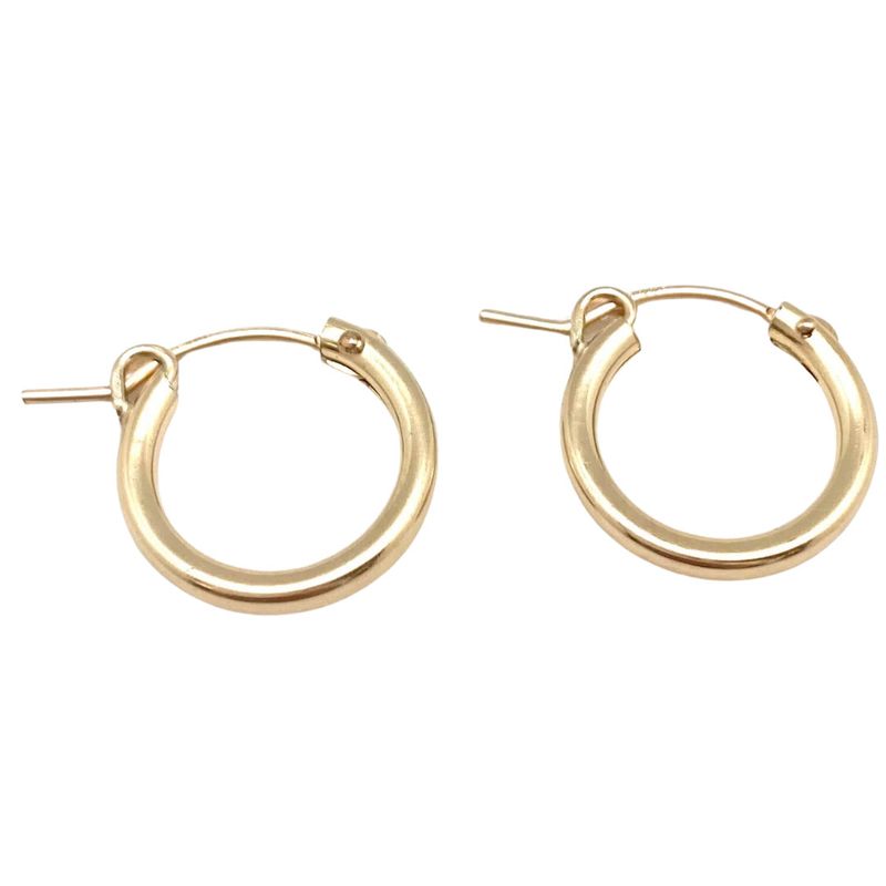 Earrings- Nina Small Plain Hoop