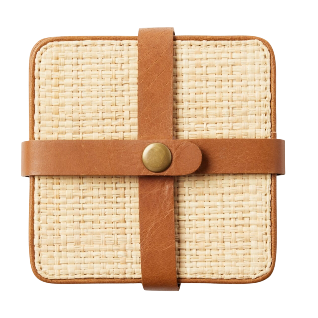 Kenneth S/6 Coasters w. Strap