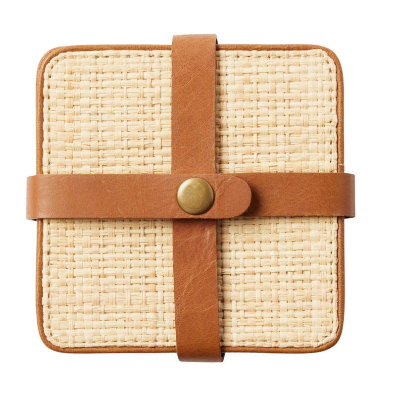 Kenneth S/6 Coasters w. Strap