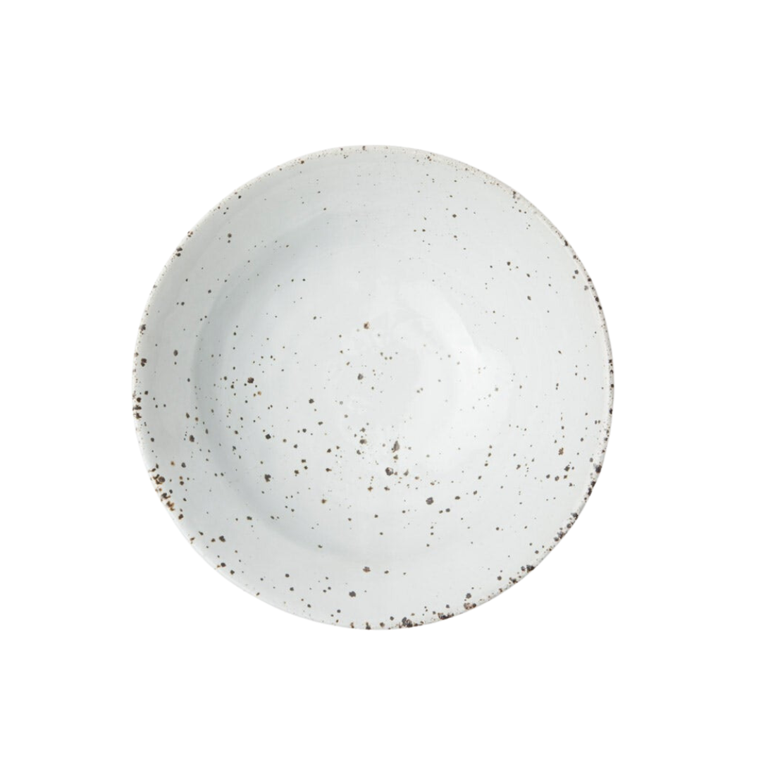 Marcus White Salt Glaze Cereal / Ice Cream Bowl