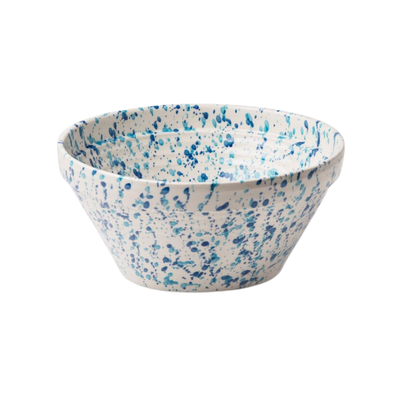 Sconset Blue Spongeware Small Serving Bowl