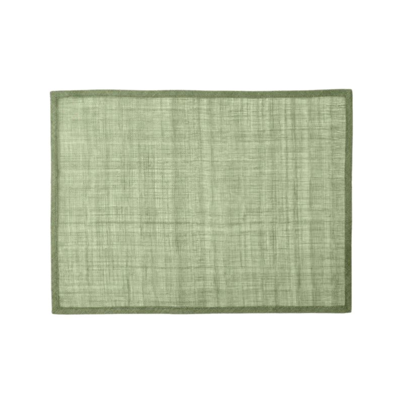 June Abaca Placemat Green