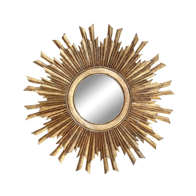 Round Sunburst Mirror