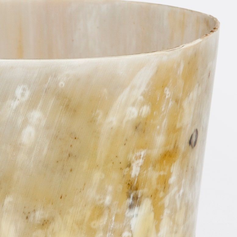Reese Natural Horn Vase 6x6