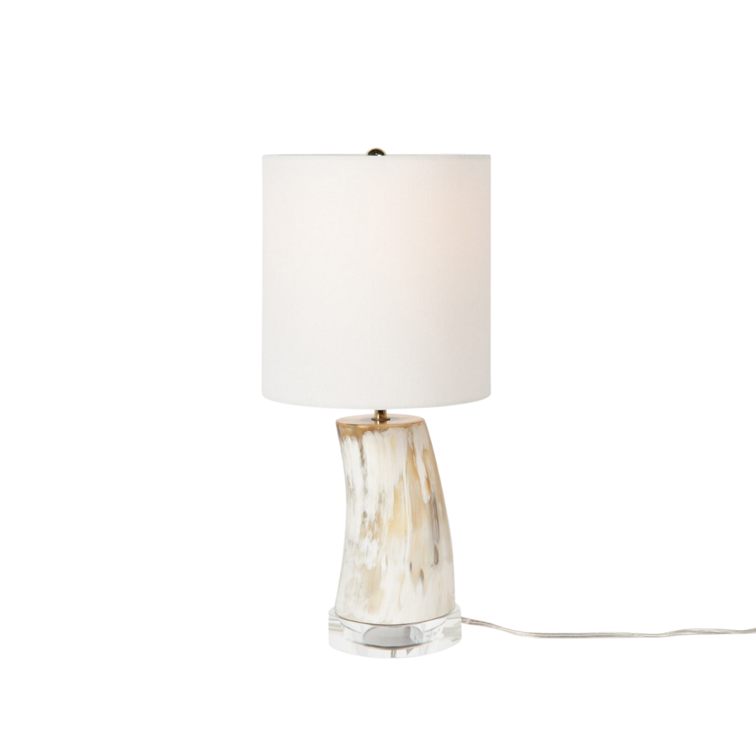 Aiden Horn Lamp, Small