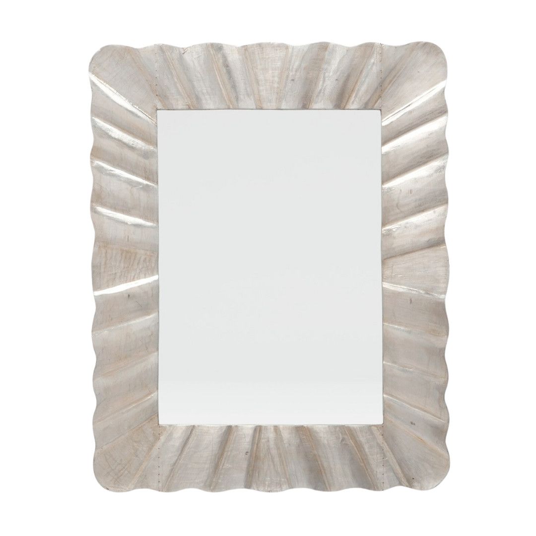 Mirror- Lara- Antiqued Silver Tin 32x40