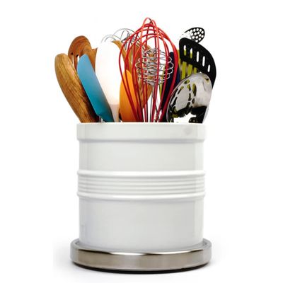 Oversized Tool Crock- White