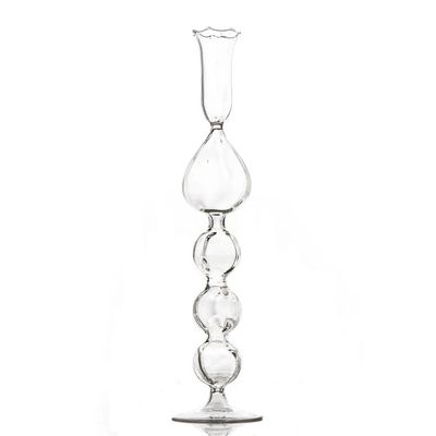 Candlestick Clear Teardrop Base