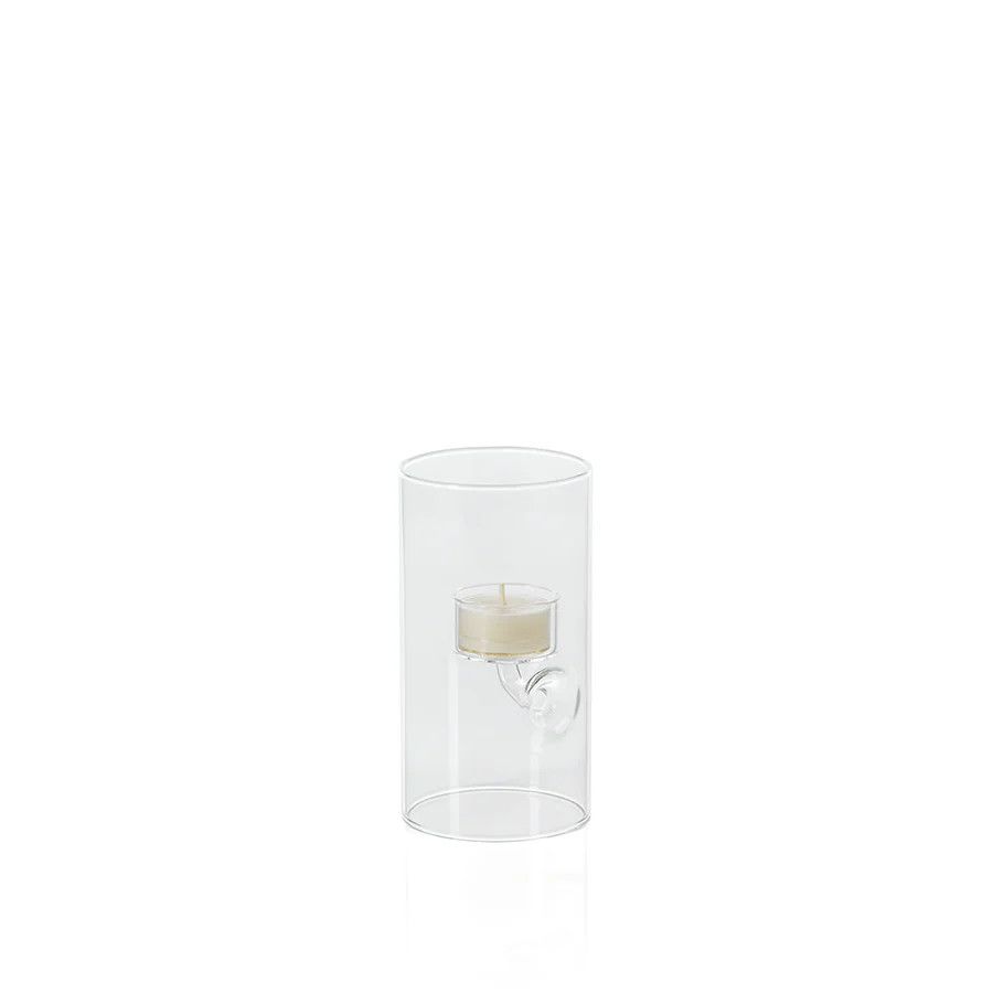 Suspended Glass Tealight Holder/Hurricane-3.25x6