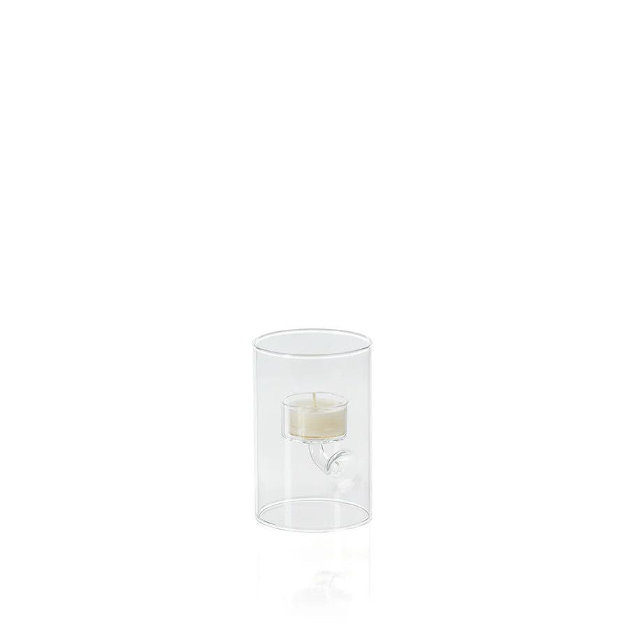 Suspended Glass Tealight Holder/Hurricane-3.25x4.75