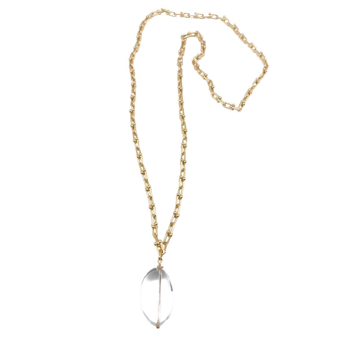 Necklace- Frederika, Clear