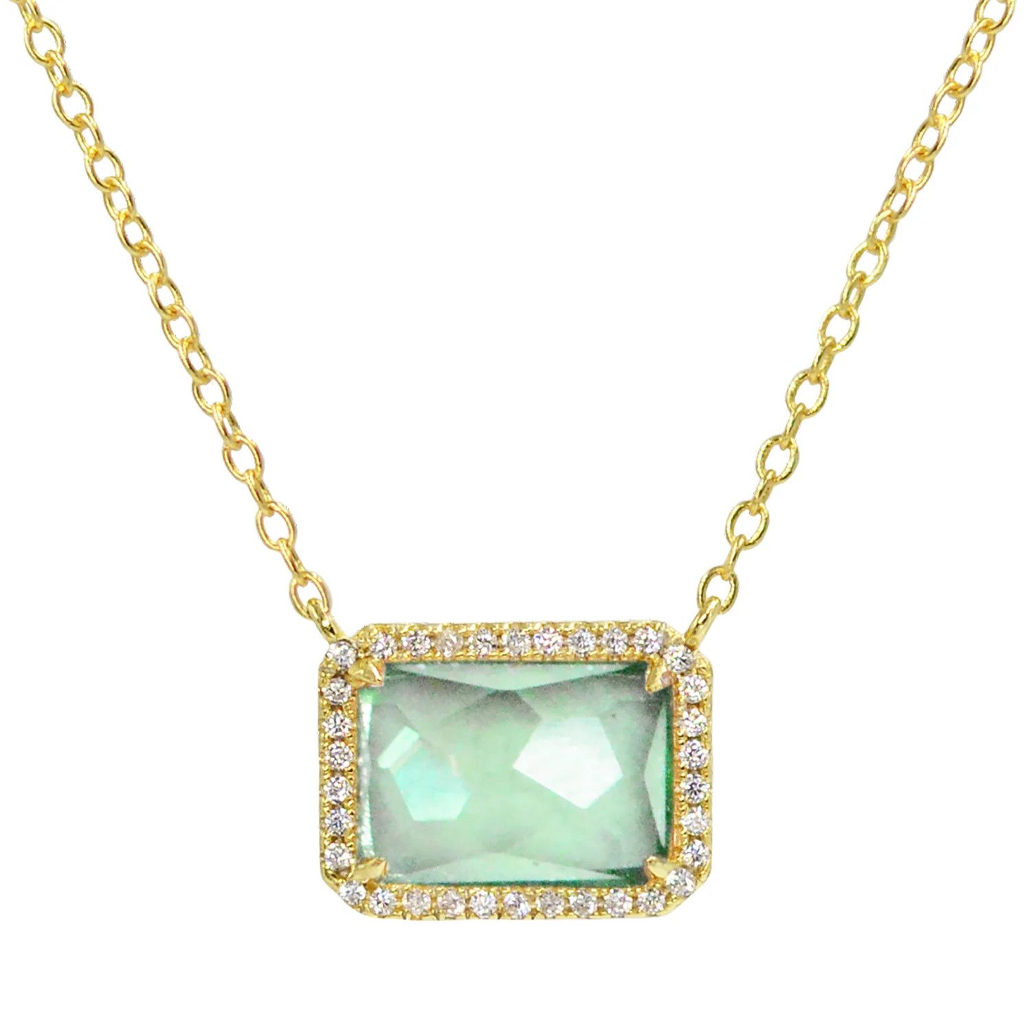 Atiena Necklace-, Color: Paraiba