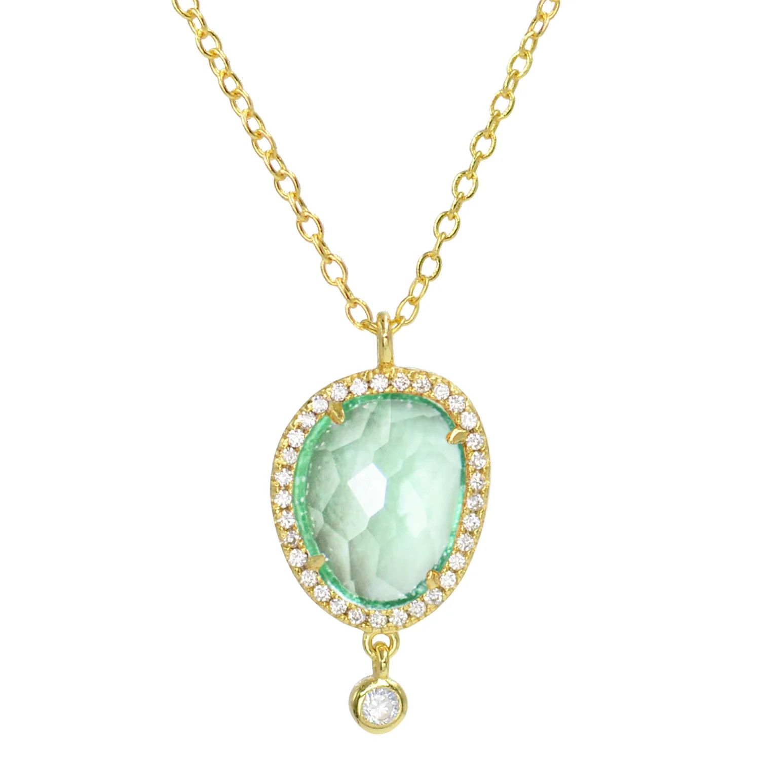 Johari Necklace-, Color: Paraiba