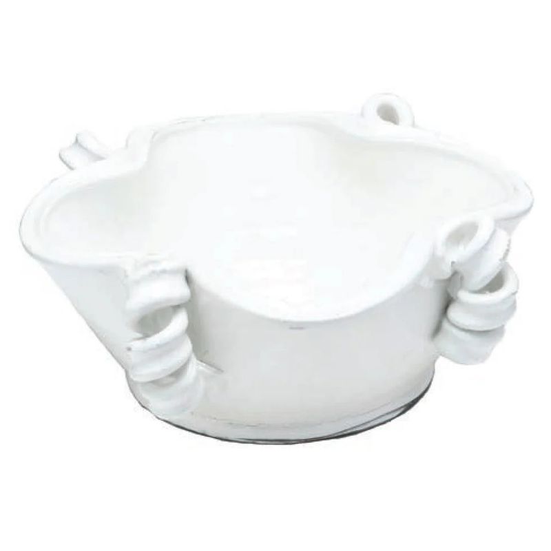 Vinci White Centerpiece Bowl