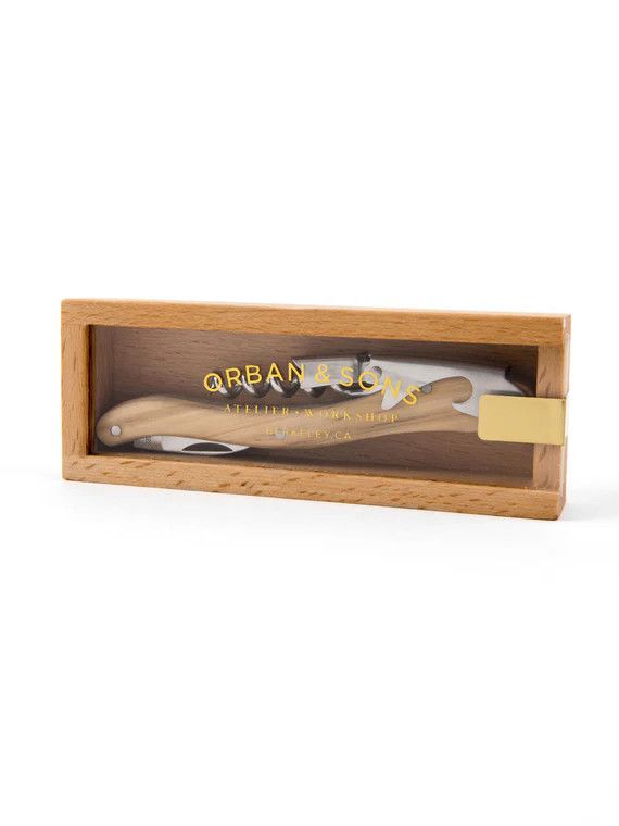 Olivewood Corkscrew in box
