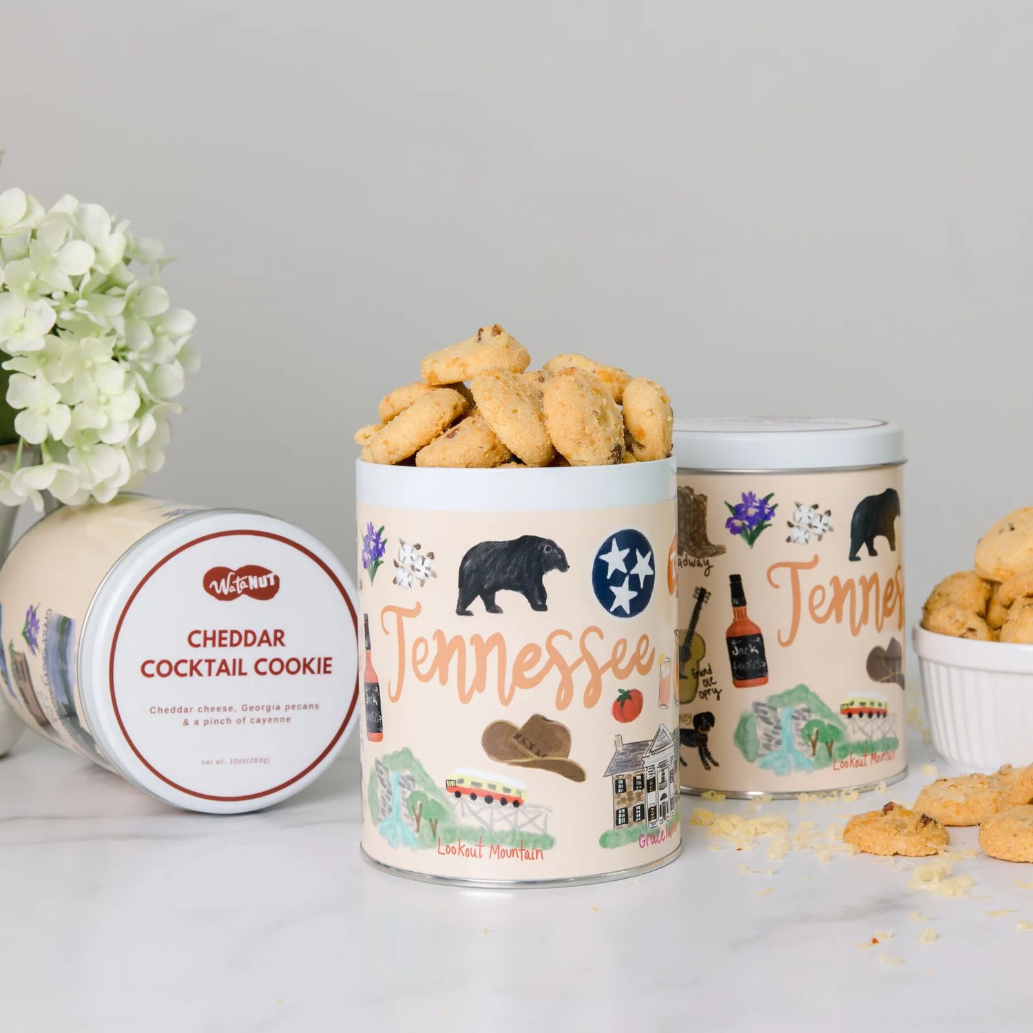 TN Gift Tin- Cheddar Cocktail Cookie