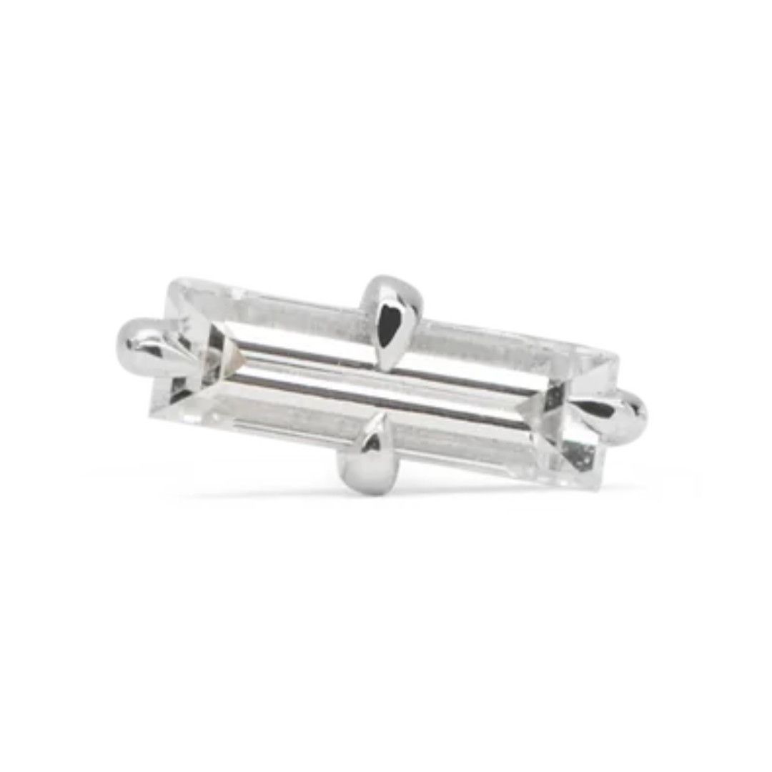 Single Elvin Diamond Stud in White Gold
