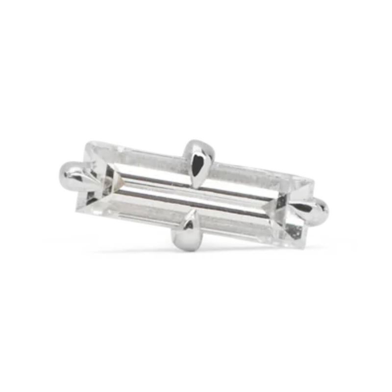 Single Elvin Diamond Stud in White Gold