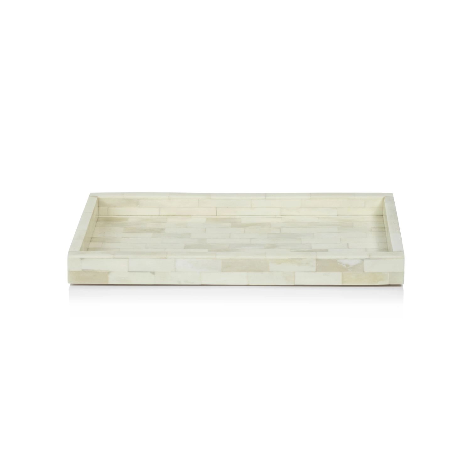 Maha White Bone Inlay Tray- 14&quot;x67&quot;