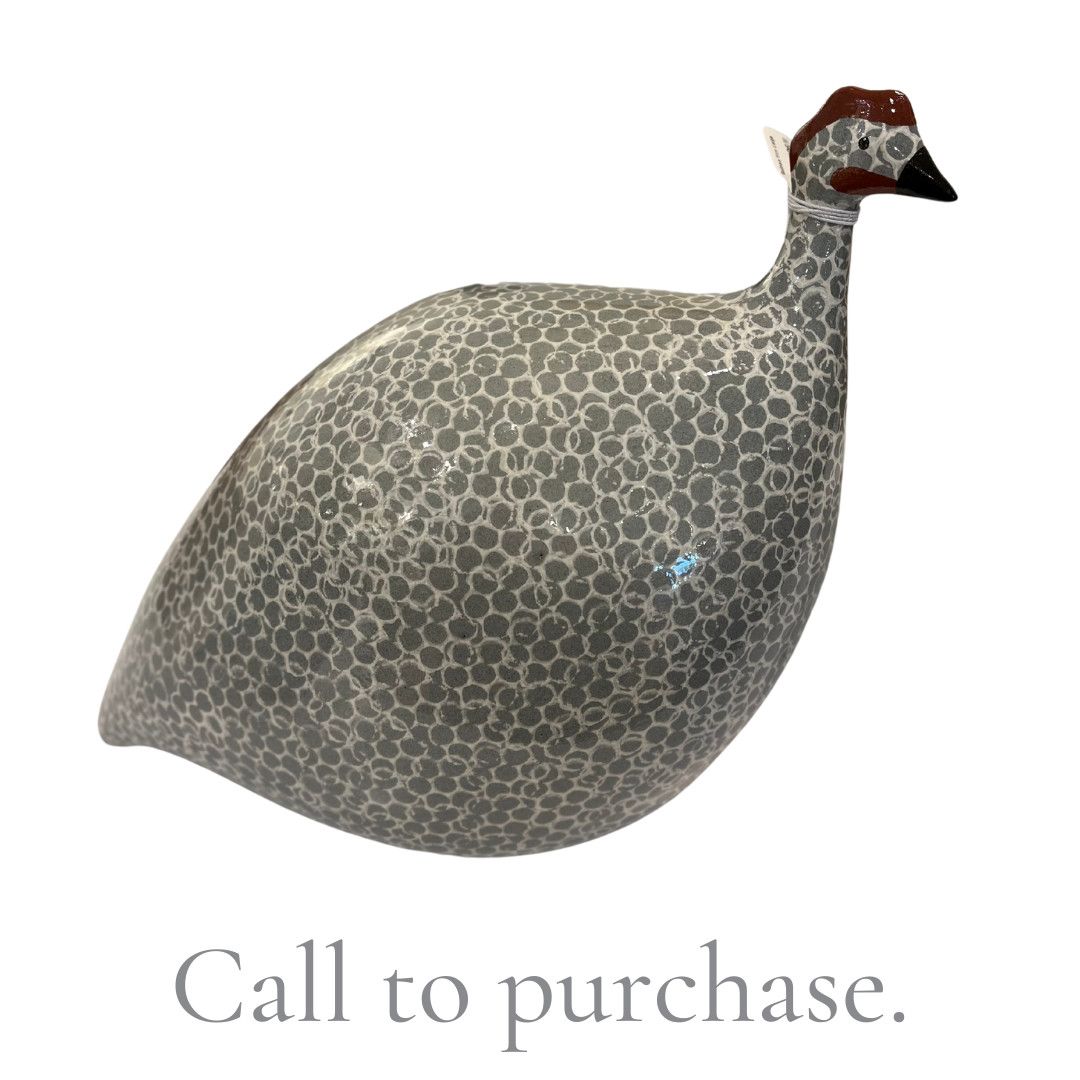Large Gray Guinea Hen