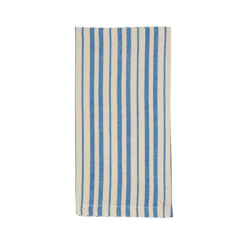 Striped Design Napkin S/4, French Blue