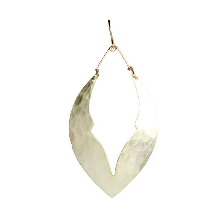 Earrings- 14k GP Champagne Morrocan