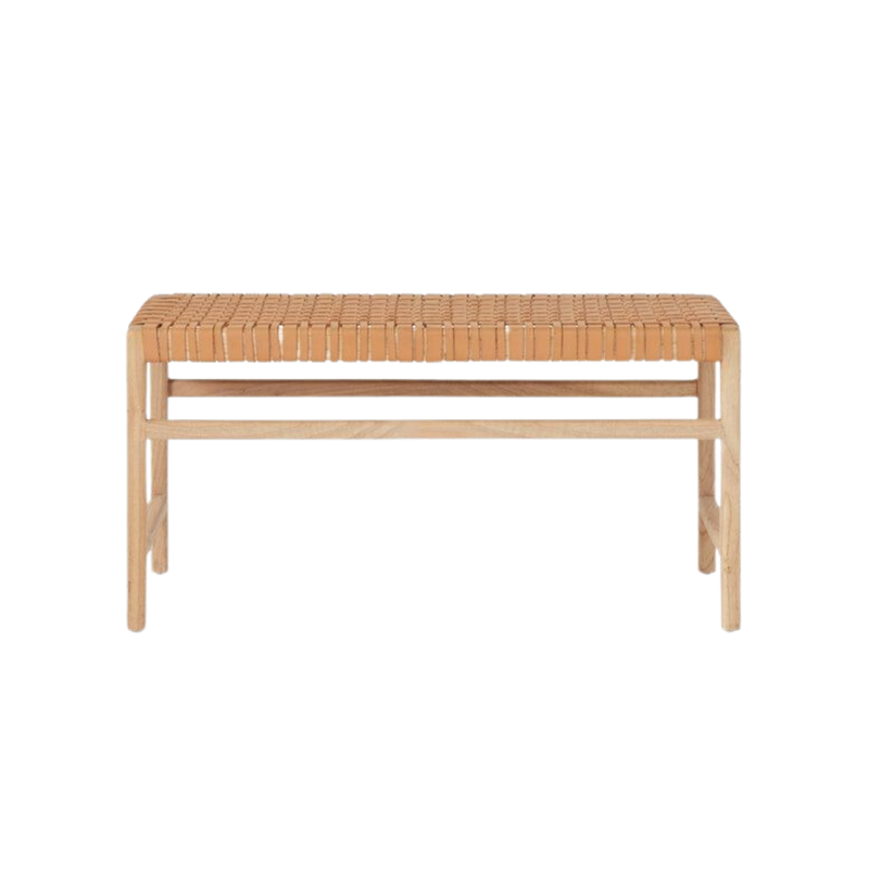 Percy Bench, Tan/Natural, 48x16x18