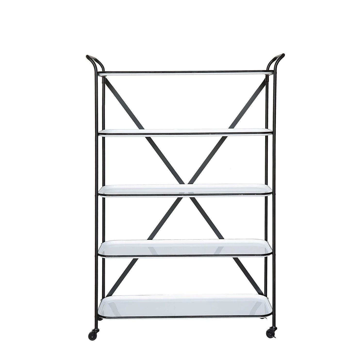 Metal 5-Tier Enamel Shelf