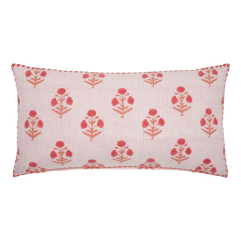 Lucy Coral Bolster 17x32