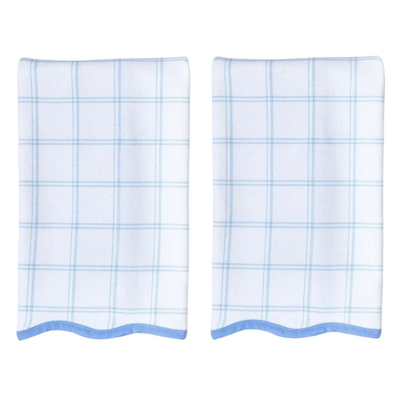Scalloped Kitchen Towel, Pair