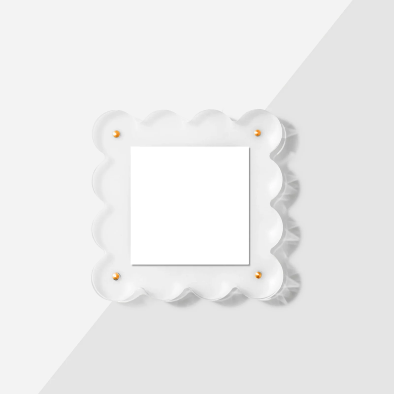 Scallop Mini Acrylic Frame-