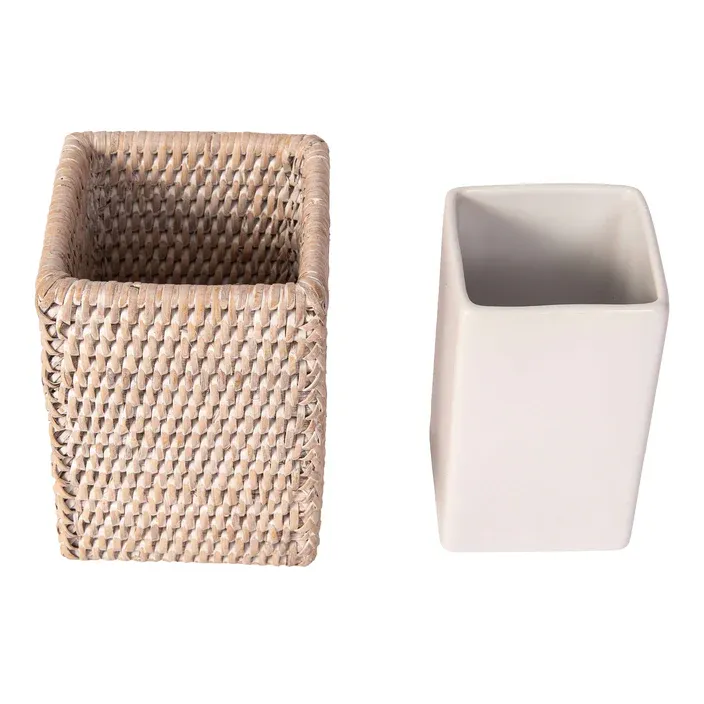 Square Tumbler, Ceramic Insert-