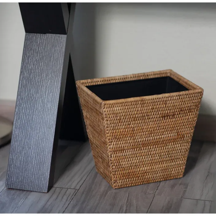 Rect Waste Basket- Metal Liner-