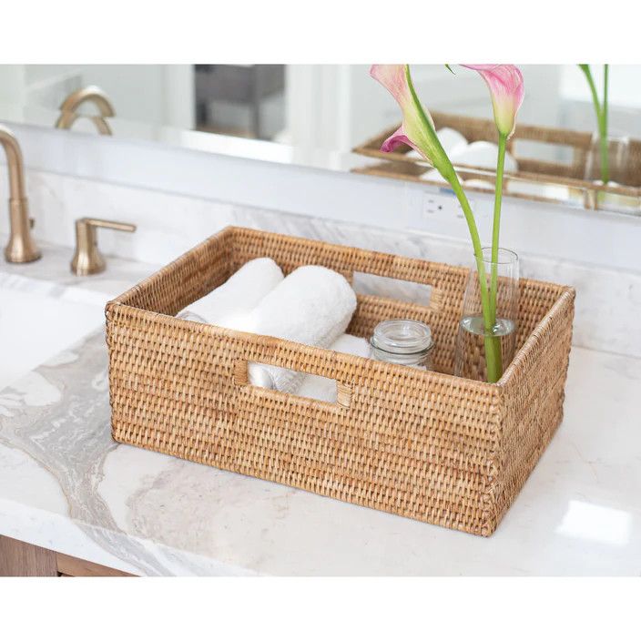 Rect Shelf Basket w. Handles