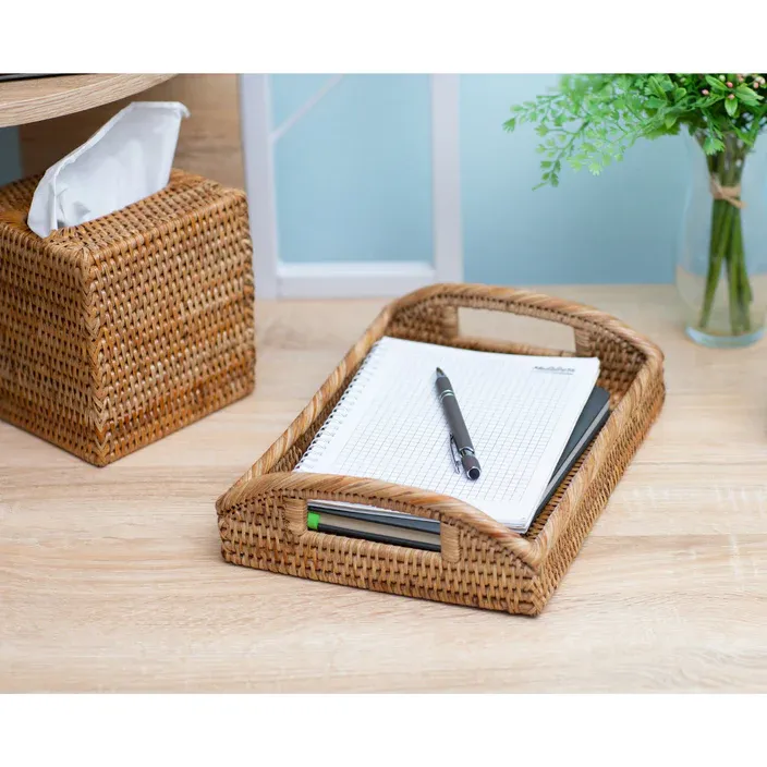 Rect Vanity Tray, Handles-