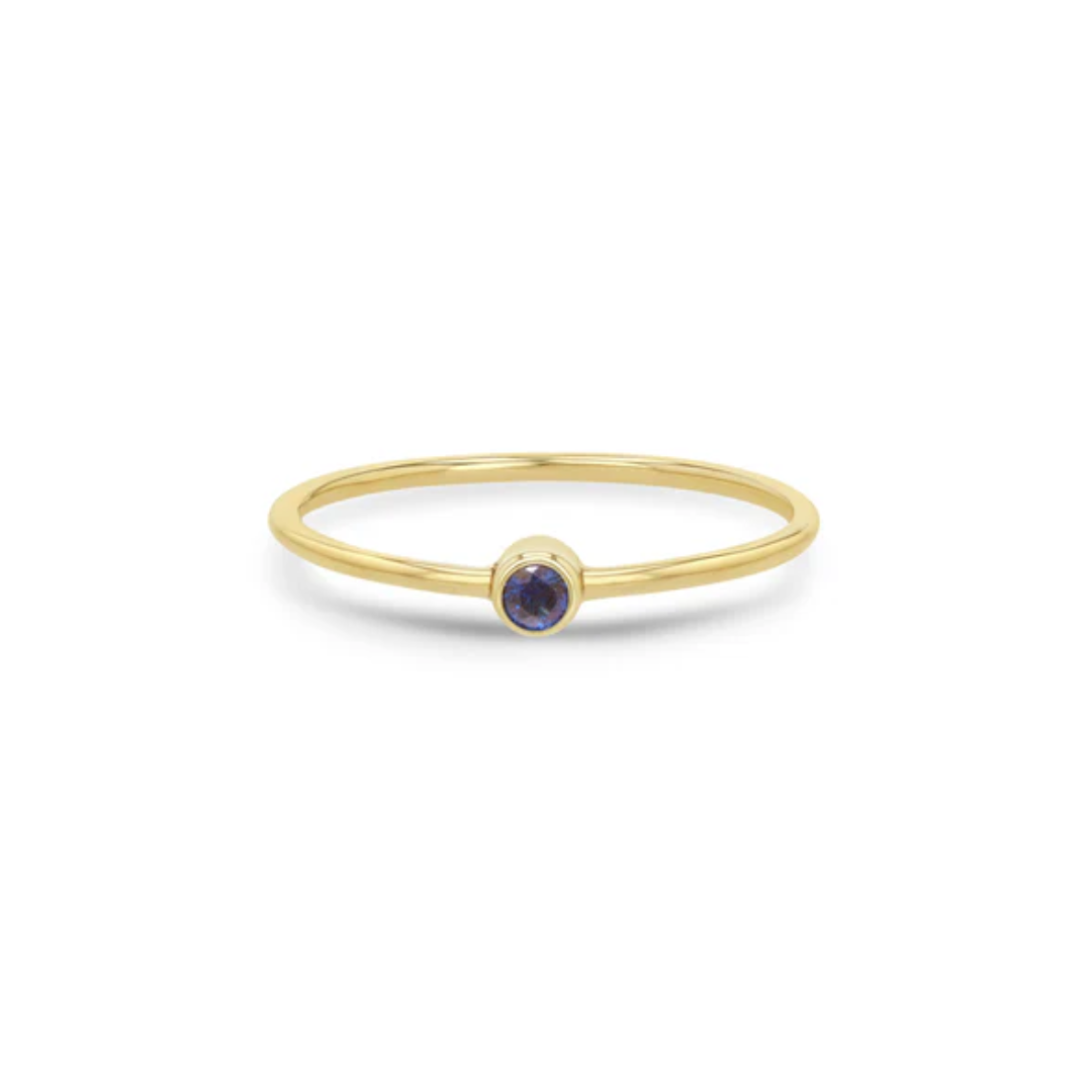 Birthstone Ring- Blue Sapphire Sept