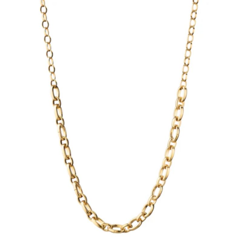 Necklace- 18k YG Audrey Necklace 5 charm stations
