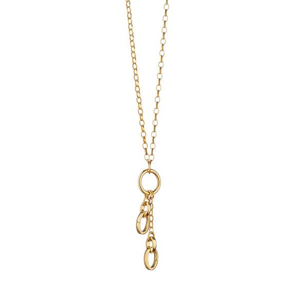 Necklace- 18k YG 17&quot; Sm &quot;Design your Own&quot; Charm Enhancer